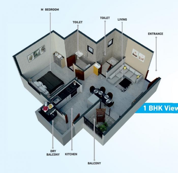 Hexa Towers - Floor Plan