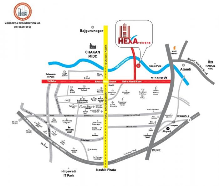 Hexa Towers - Locality
