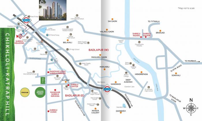 Shreeji Meadows - Locality