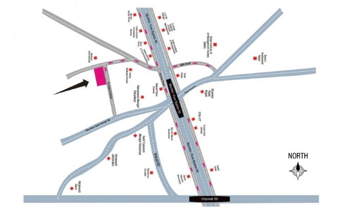 Kumar Piccadilly E Building - Locality