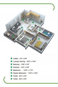 Gaikwad Nirvanas - Floor plan