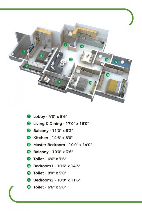 Gaikwad Nirvanas - Floor Plan