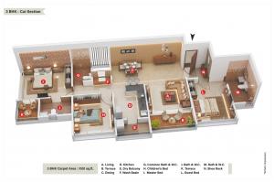 Metropark County - Floor plan