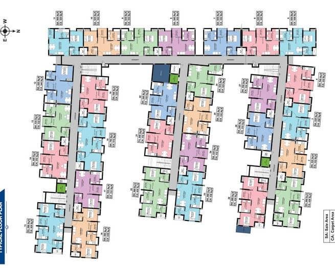 Arun Excello Tilang - Site Plan