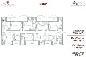 Unity The Amaryllis Phase IV - Floor plan