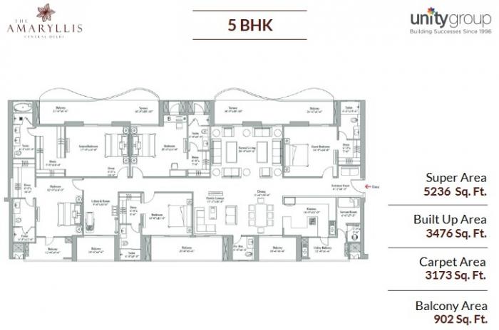 Unity The Amaryllis Phase IV - Floor Plan