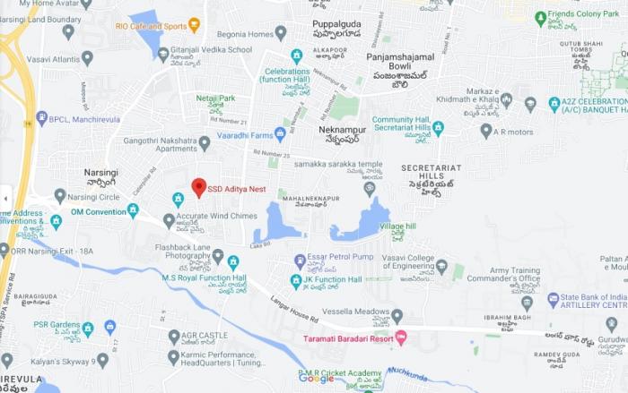 SSD Aditya Nest - Locality