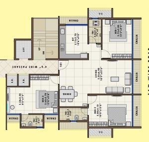 Hezal Om Shiv Sai - Floor plan