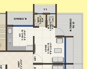 Hezal Om Shiv Sai - Floor plan