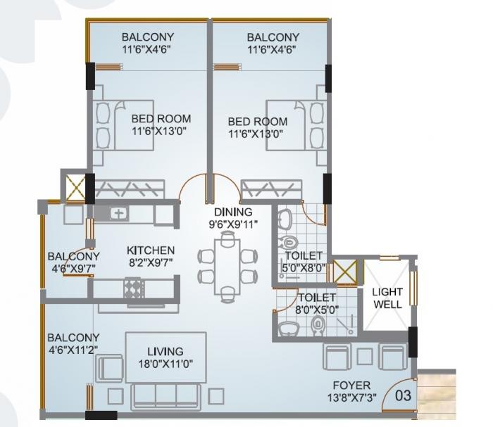 Sunshine Sapling - Floor Plan