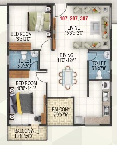SSVR Crescent - Floor Plan