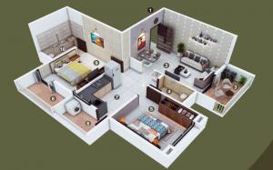 Brahma Tower - Floor plan