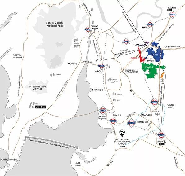 Lodha Palava Aurora - Locality