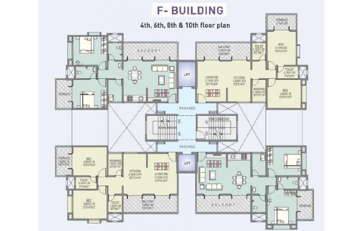 Parth Enclave Building F - Master Plan