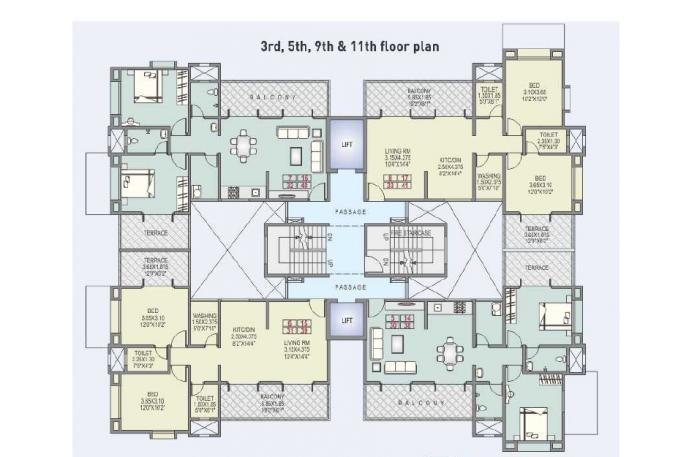 Parth Enclave Building F - Site Plan