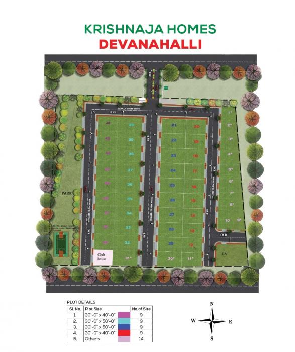 Krishnaja Homes - Master Plan