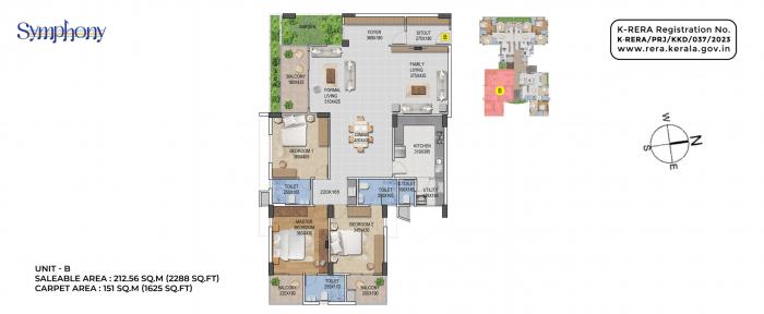 Veegaland Symphony - Floor Plan