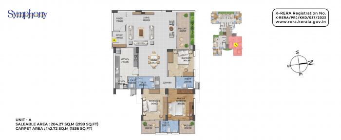 Veegaland Symphony - Floor Plan