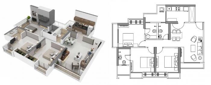 Paranjape Opulus - Floor Plan