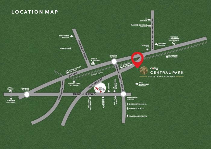 Ruby Central Park - Locality