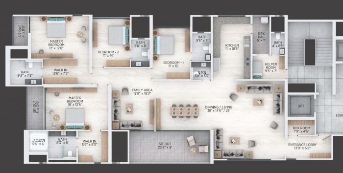 Nirman Nirvana - Floor Plan