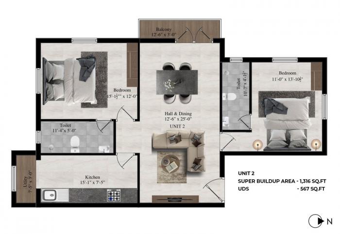 Frontier Exquisite - Floor Plan