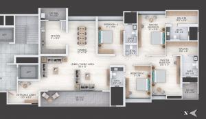 Nirman Nirvana - Floor plan