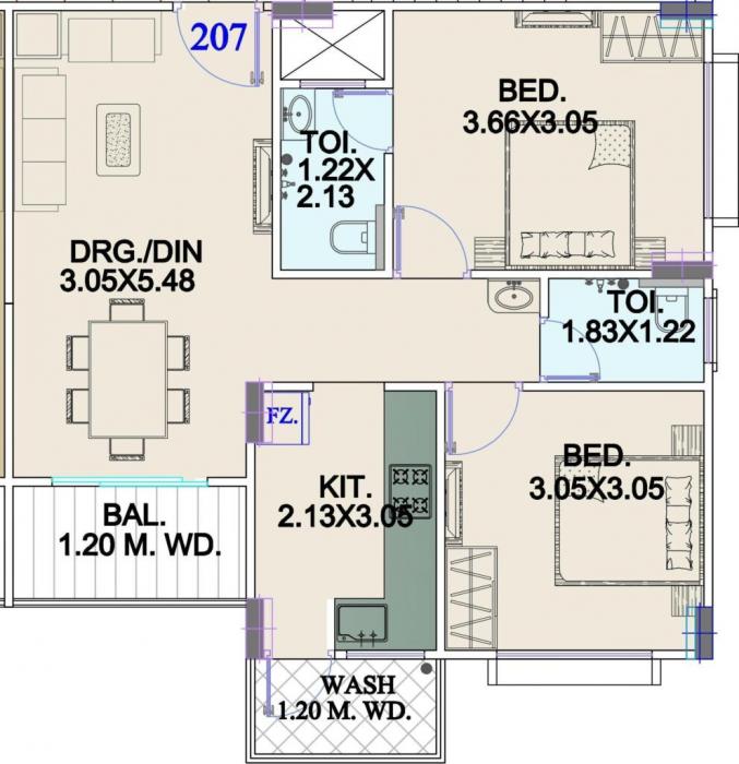 Emerald Pratham - Floor Plan