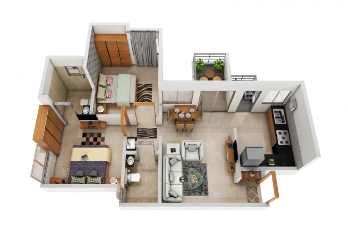 Popular Tower - Floor Plan