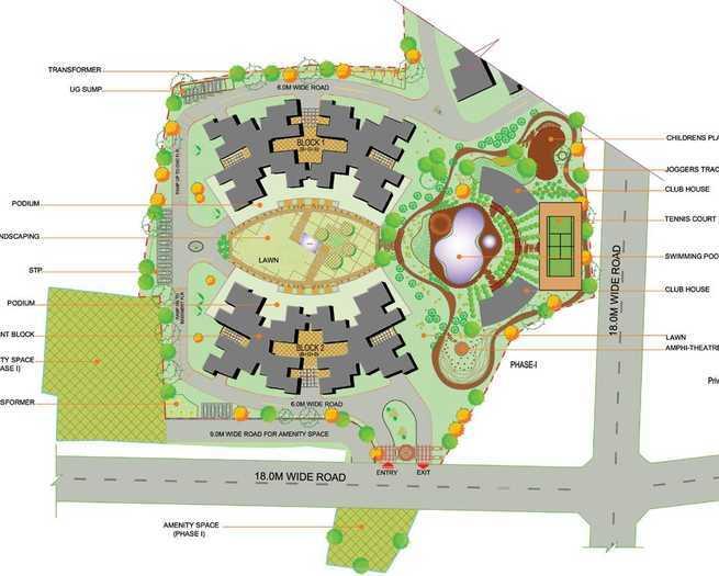 Sobha Carnation - Master Plan