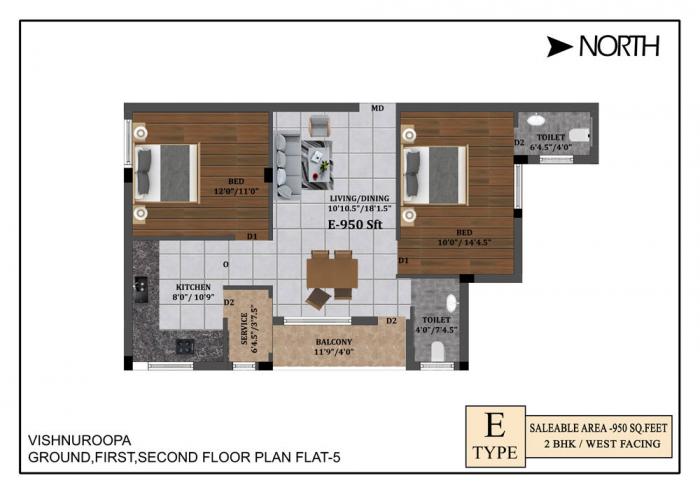 Navaneetha Vishnuroopa - Floor Plan