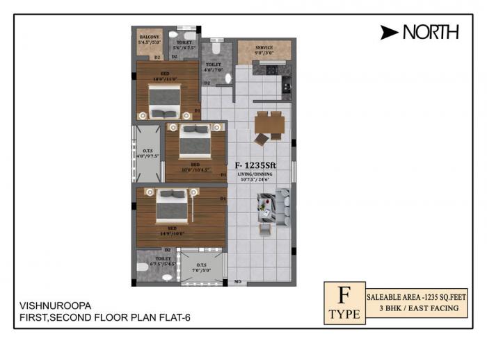 Navaneetha Vishnuroopa - Floor Plan