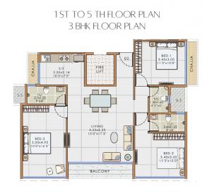 Vaviya Aries - Floor plan