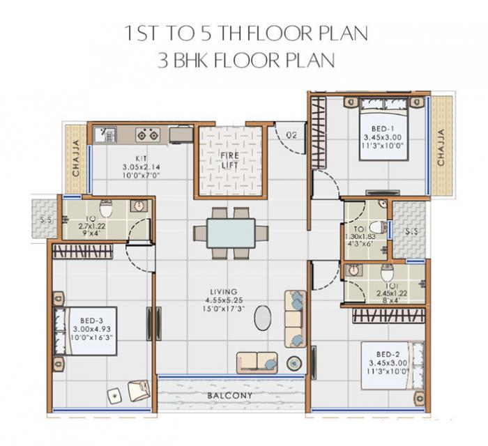 Vaviya Aries - Floor Plan