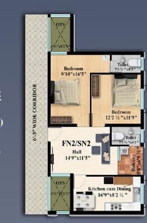MV Maithri - Floor Plan