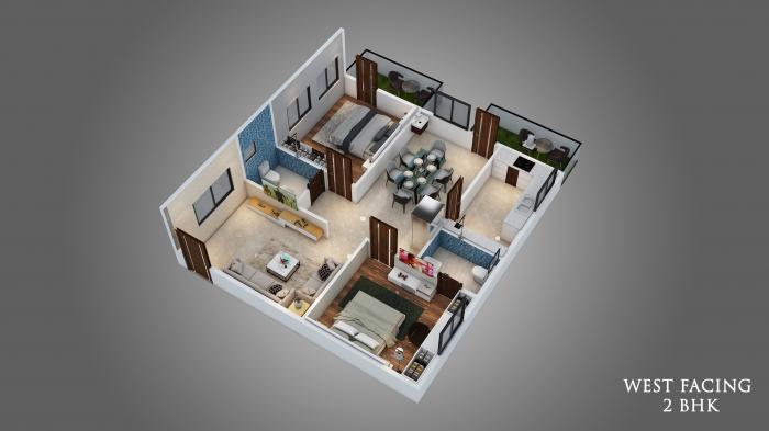 Abhiram's Touchstone Towers - Floor Plan