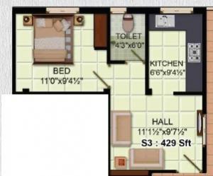 Sun Udhayams Sai Adhinath - Floor plan