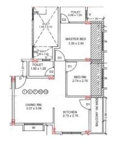 Probitas Glory - Floor plan