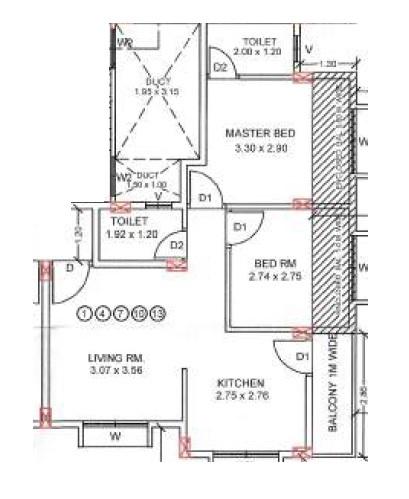 Probitas Glory - Floor Plan