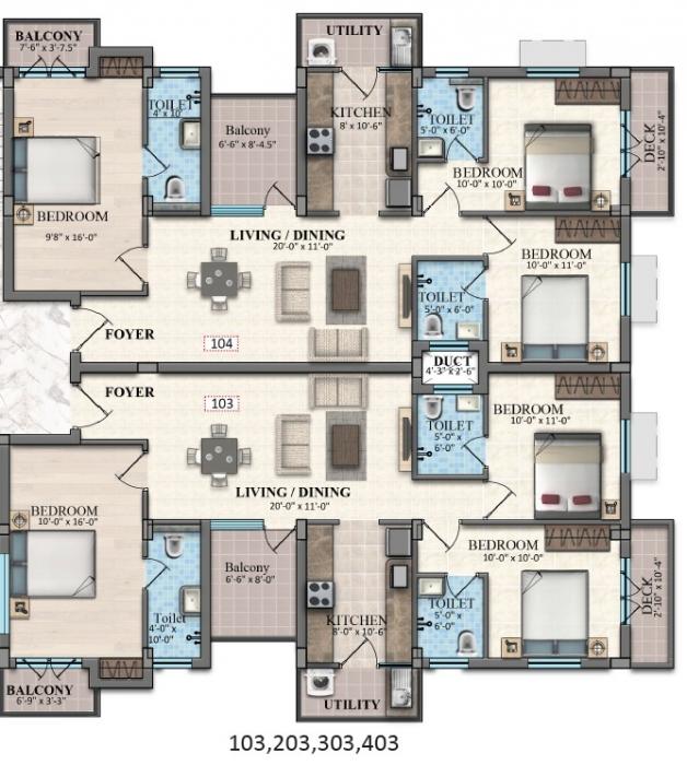V5 Infra Emerald - Floor Plan