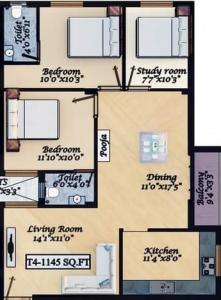 Grand Excelencia - Floor plan