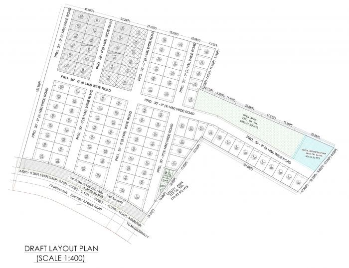 Sri Nilaya Developers Plot - Master Plan