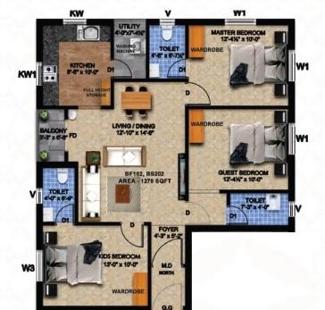 GCC Sakthi & Sivam - Floor Plan