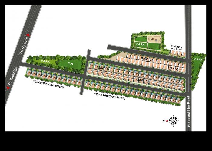 Bharathi Enclave - Master Plan