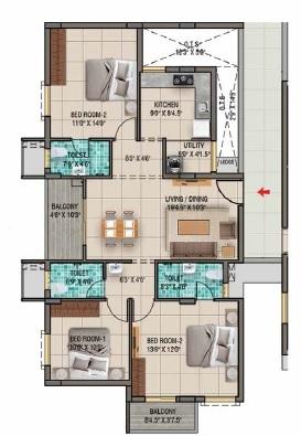 Ruby Horizon - Floor Plan