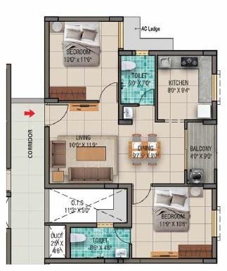 Ruby Horizon - Floor Plan
