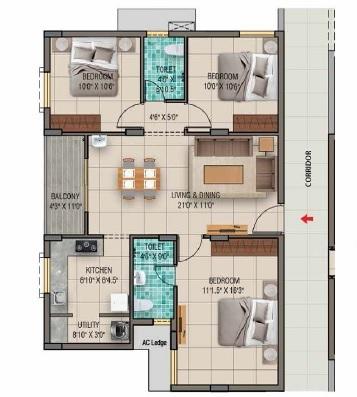 Ruby Horizon - Floor Plan