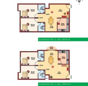 Poorna Sree - Floor plan