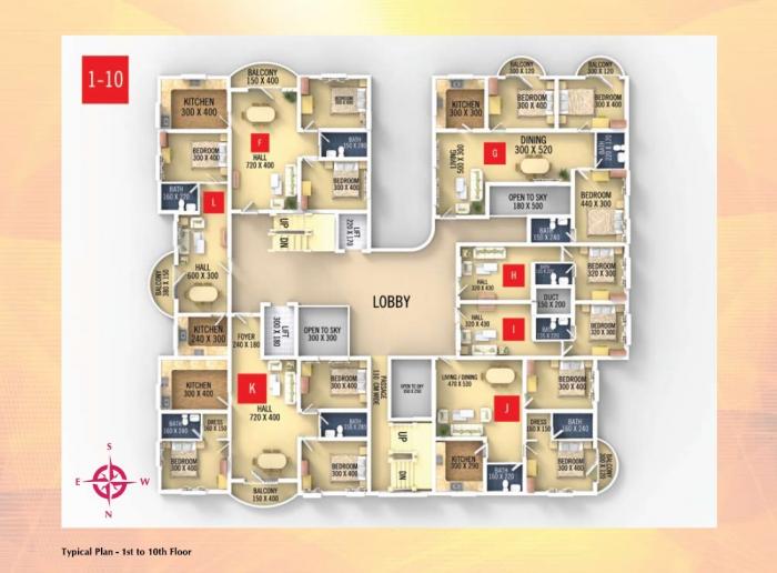 VKL Santhi Homes - Site Plan