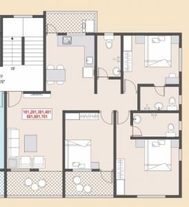 Lakshadeep Coconest - Floor plan
